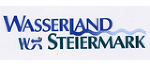 Logo 'Wasser Steiermark'. Darunter steht der Name 'Steiermark'.